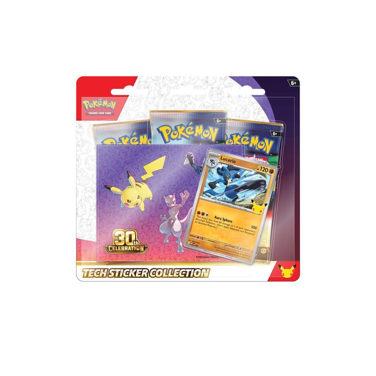 Pokemon - 30th Celebration Tech Sticker Collection