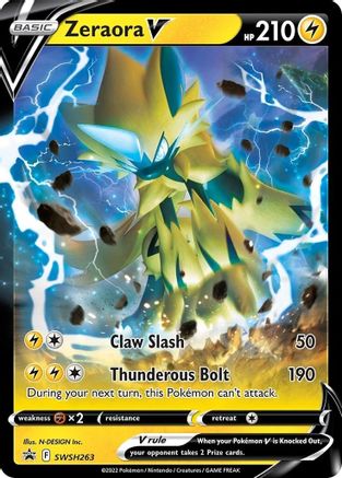 Zeraora V (SWSH263/307) [SWSH Sword & Shield Promo Cards] Holofoil - Promo