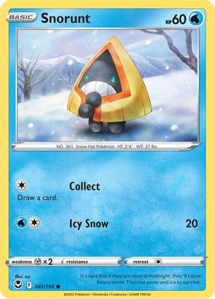 Snorunt (041/195) [SWSH12 Silver Tempest] - Common