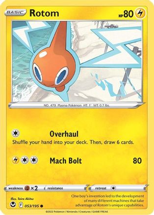 Rotom (053/195) [SWSH12 Silver Tempest] - Common