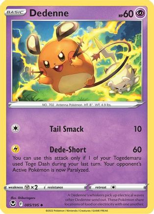 Dedenne (085/195) [SWSH12 Silver Tempest] - Uncommon