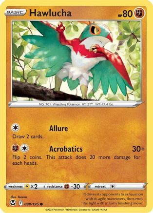 Hawlucha (098/195) [SWSH12 Silver Tempest] - Common