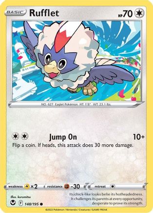 Rufflet (148/195) [SWSH12 Silver Tempest] - Common