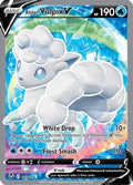 Alolan Vulpix V (Full Art) (173/195) [SWSH12 Silver Tempest] Holofoil - Ultra Rare