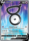 Unown V (Full Art) (176/195) [SWSH12 Silver Tempest] Holofoil - Ultra Rare
