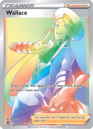 Wallace (Secret) (208/195) [SWSH12 Silver Tempest] Holofoil - Secret Rare