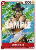 Bartolomeo (One Piece Film Red) (P-018) - One Piece Promotion Cards