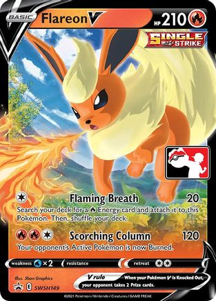 Flareon V (SWSH149) [Prize Pack Series Cards] Holofoil - Promo