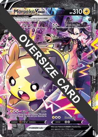Morpeko V-Union (SWSH287-290) (SWSH290) [Jumbo Cards] Holofoil - Promo
