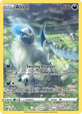 Absol (GG16/70) [SWSH Crown Zenith Galarian Gallery] Holofoil - Ultra Rare