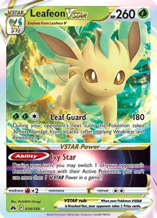 Leafeon VSTAR (014/159) [SWSH Crown Zenith] Holofoil - Ultra Rare