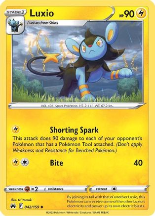 Luxio (042/159) [SWSH Crown Zenith] - Uncommon