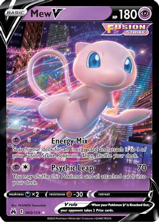 Mew V (060/159) [SWSH Crown Zenith] Holofoil - Ultra Rare