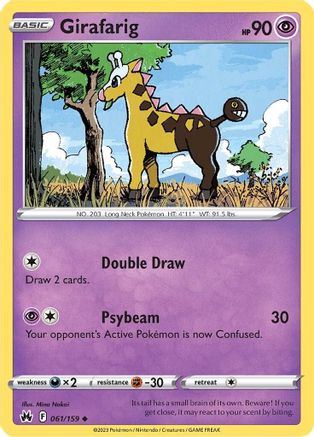 Girafarig (061/159) [SWSH Crown Zenith] - Uncommon