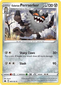 Galarian Perrserker (085/159) [SWSH Crown Zenith] Reverse Holofoil - Rare