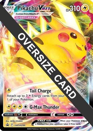 Pikachu VMAX (SWSH286) [Jumbo Cards] Holofoil - Promo