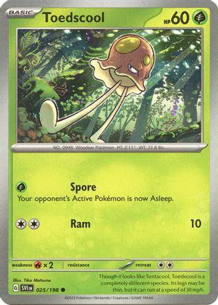 Toedscool (025/198) [SV01 Scarlet & Violet Base Set] - Common