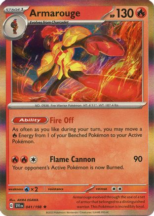Armarouge (041/198) [SV01 Scarlet & Violet Base Set] Holofoil - Rare