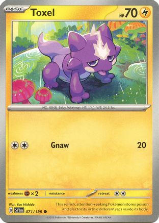 Toxel (071) [SV01 Scarlet & Violet Base Set] - Common
