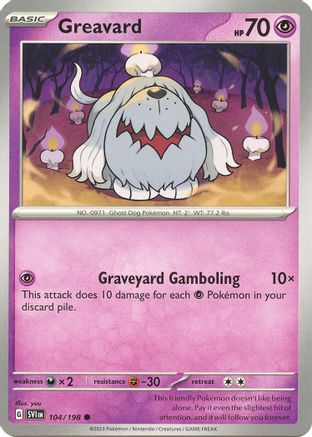 Greavard (104/198) [SV01 Scarlet & Violet Base Set] Reverse Holofoil - Common