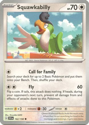 Squawkabilly (162) [SV01 Scarlet & Violet Base Set] - Common
