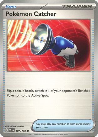 Pokemon Catcher (187) [SV01 Scarlet & Violet Base Set] Reverse Holofoil - Common