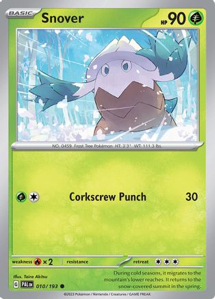 Snover (010) [SV02 Paldea Evolved] - Common