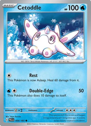 Cetoddle (054/193) [SV02 Paldea Evolved] - Common