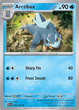 Arctibax (059/193) [SV02 Paldea Evolved] - Uncommon