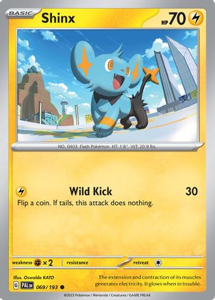 Shinx (069/193) [SV02 Paldea Evolved] Reverse Holofoil - Common