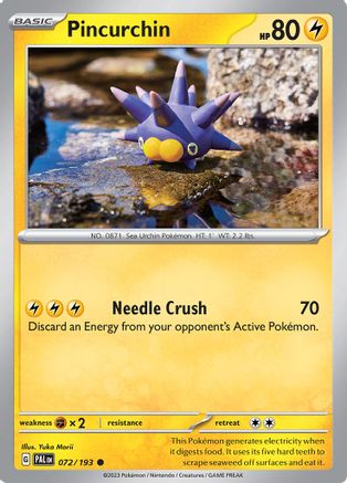 Pincurchin (072/193) [SV02 Paldea Evolved] - Common