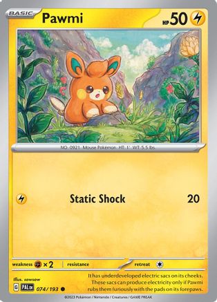Pawmi (074) [SV02 Paldea Evolved] - Common