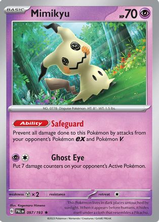 Mimikyu (097) [SV02 Paldea Evolved] Reverse Holofoil - Rare