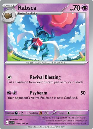 Rabsca (099/193) [SV02 Paldea Evolved] Reverse Holofoil - Rare