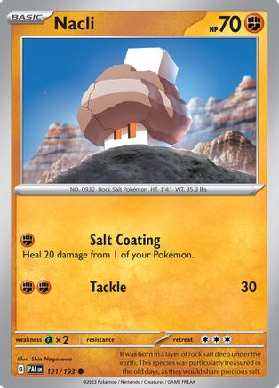 Nacli (121/193) [SV02 Paldea Evolved] Reverse Holofoil - Common
