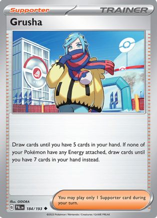 Grusha (184/193) [SV02 Paldea Evolved] Reverse Holofoil - Uncommon