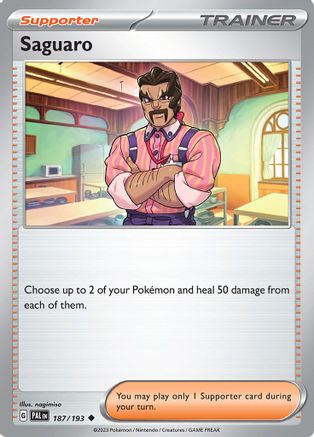 Saguaro (187) [SV02 Paldea Evolved] Reverse Holofoil - Uncommon