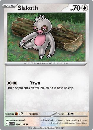 Slakoth (160) [SV02 Paldea Evolved] - Common