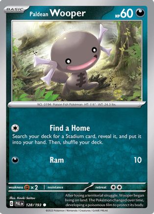 Paldean Wooper (128/193) [SV02 Paldea Evolved] - Common