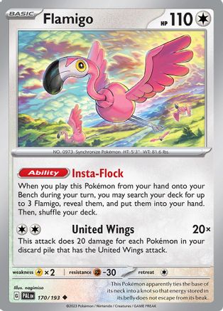 Flamigo (170) [SV02 Paldea Evolved] Reverse Holofoil - Uncommon