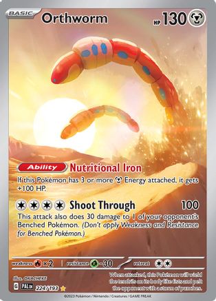 Orthworm (224/193) [SV02 Paldea Evolved] Holofoil - Illustration Rare