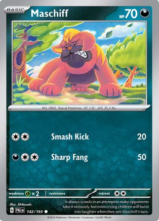 Maschiff (142/193) [SV02 Paldea Evolved] - Common