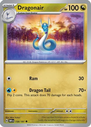 Dragonair (158) [SV03 Obsidian Flames] Reverse Holofoil - Uncommon