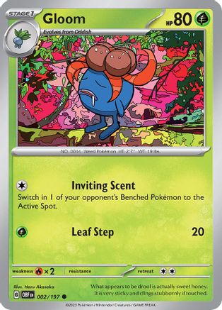 Gloom (002) [SV03 Obsidian Flames] Reverse Holofoil - Common