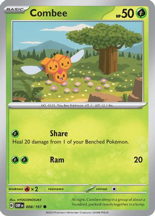 Combee (008) [SV03 Obsidian Flames] - Common