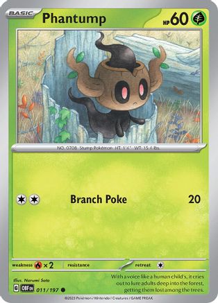 Phantump (011) [SV03 Obsidian Flames] - Common