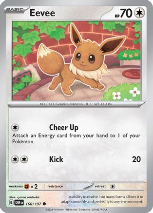 Eevee (166) [SV03 Obsidian Flames] - Common