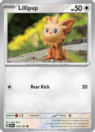 Lillipup (170) [SV03 Obsidian Flames] - Common