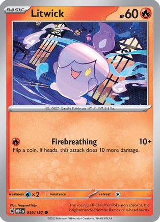 Litwick (036) [SV03 Obsidian Flames] - Common