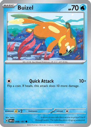 Buizel (048) [SV03 Obsidian Flames] - Common